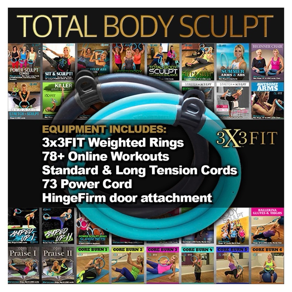 3x3 Total Body Sculpt Equipment